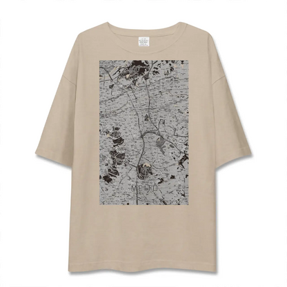 【名東（愛知県）】地図柄ビッグシルエットTシャツ