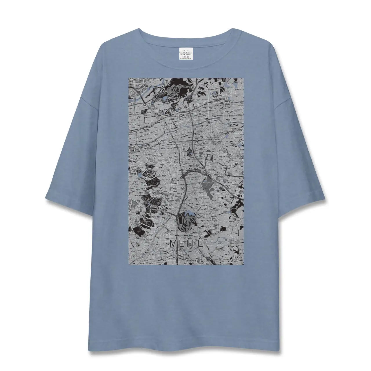 【名東（愛知県）】地図柄ビッグシルエットTシャツ