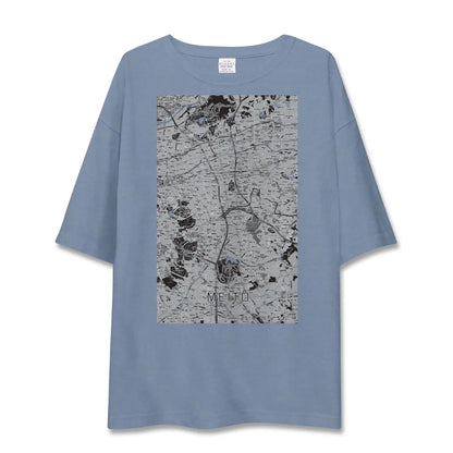 【名東（愛知県）】地図柄ビッグシルエットTシャツ