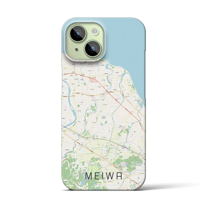 【明和（三重県）】地図柄iPhoneケース（バックカバータイプ）