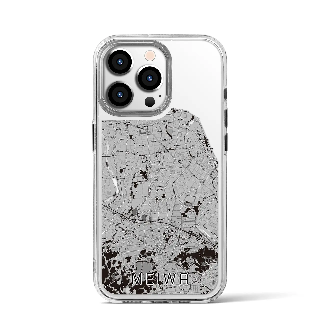 【明和（三重県）】地図柄iPhoneケース（MagSafeタイプ）