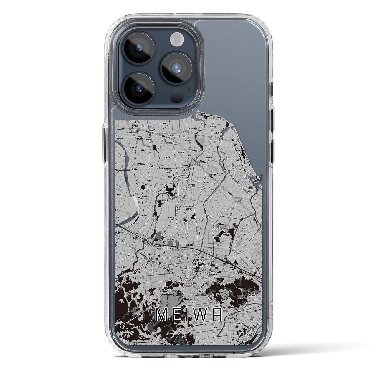 【明和（三重県）】地図柄iPhoneケース（MagSafeタイプ）