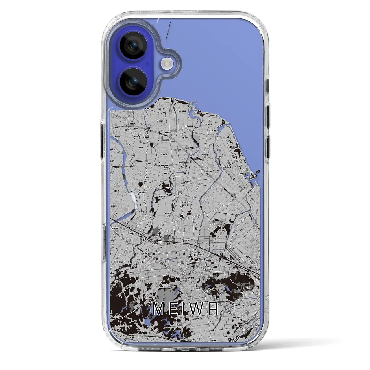 【明和（三重県）】地図柄iPhoneケース（MagSafeタイプ）