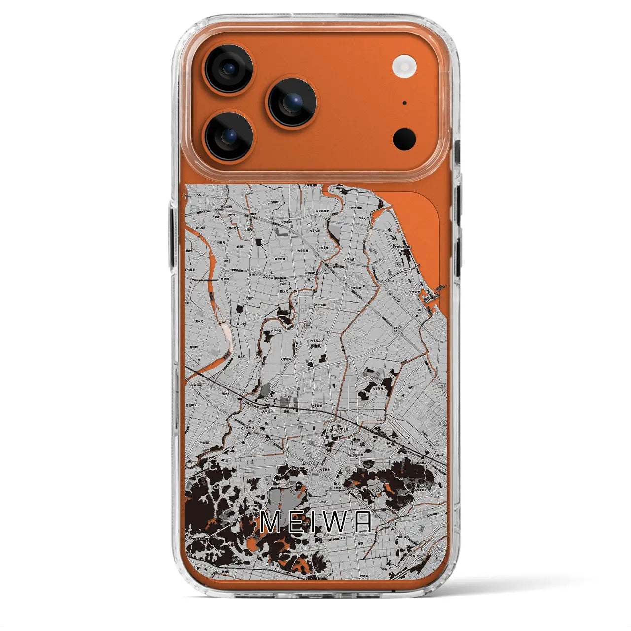 【明和（三重県）】地図柄iPhoneケース（MagSafeタイプ）