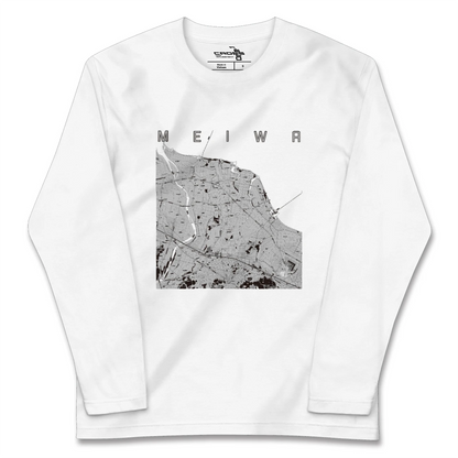 【明和（三重県）】地図柄ロングスリーブTシャツ