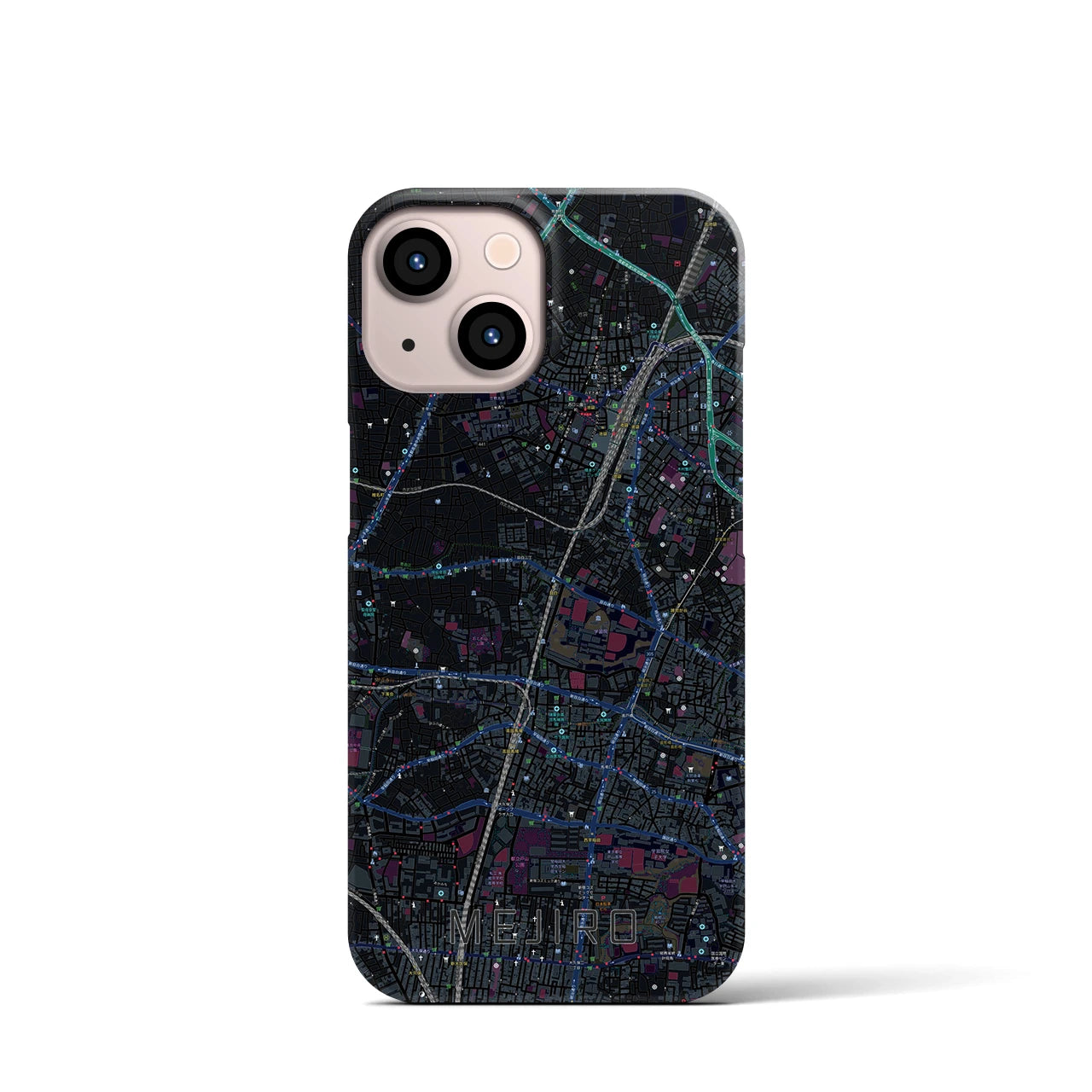 【目白（東京都）】地図柄iPhoneケース（バックカバータイプ）