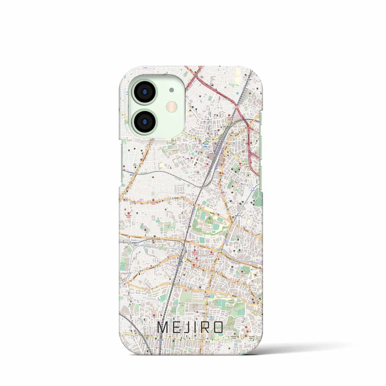【目白（東京都）】地図柄iPhoneケース（バックカバータイプ）