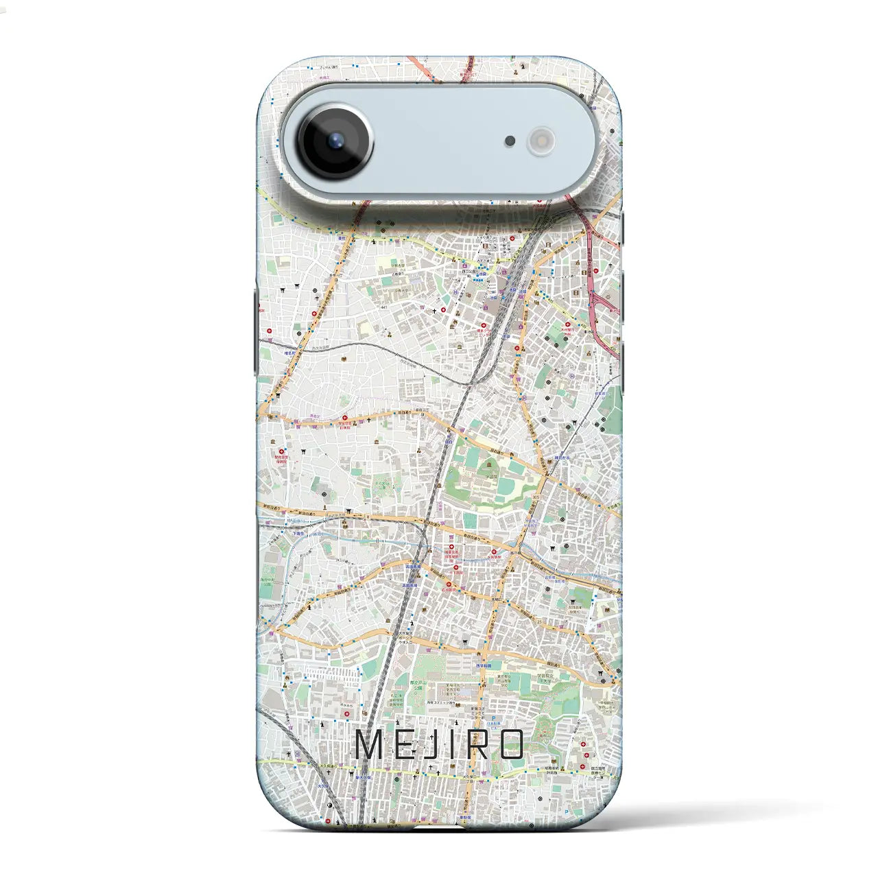 【目白（東京都）】地図柄iPhoneケース（バックカバータイプ）