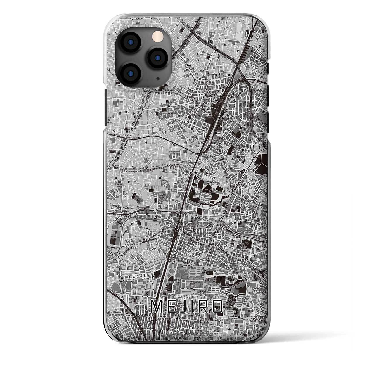 【目白（東京都）】地図柄iPhoneケース（クリアタイプ）