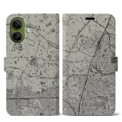 【目白（東京都）】地図柄iPhoneケース（手帳タイプ）