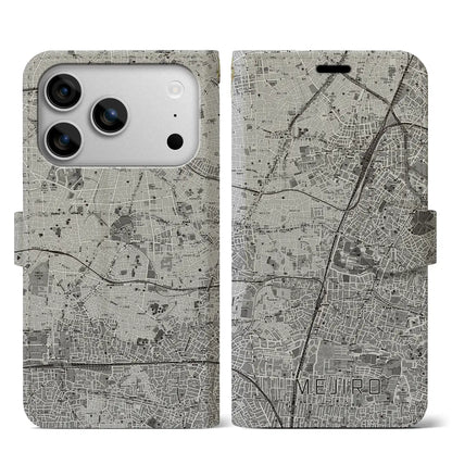 【目白（東京都）】地図柄iPhoneケース（手帳タイプ）