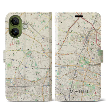 【目白（東京都）】地図柄iPhoneケース（手帳タイプ）