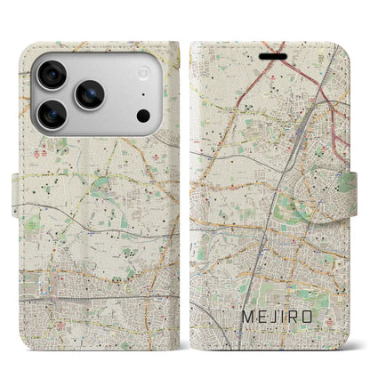 【目白（東京都）】地図柄iPhoneケース（手帳タイプ）