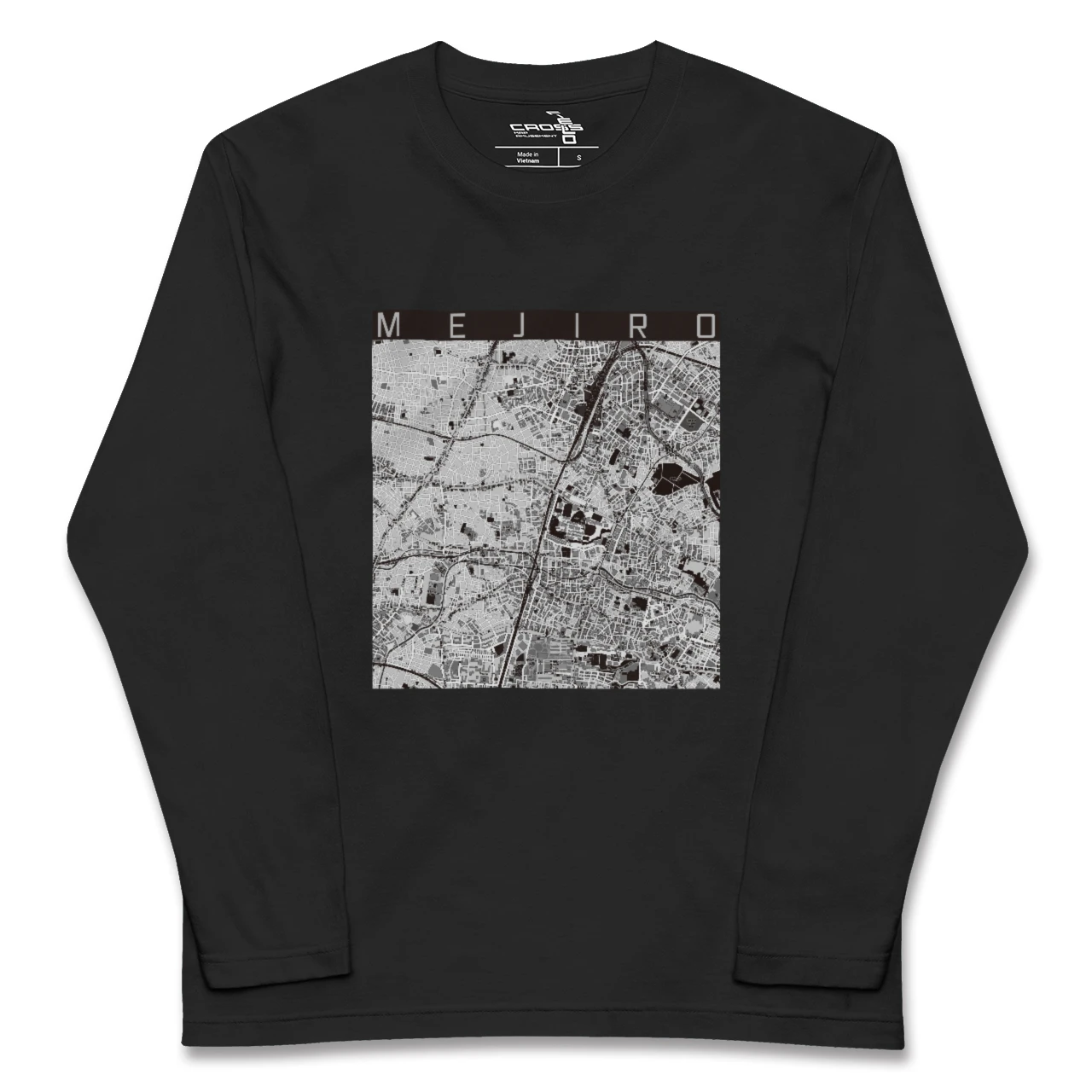 【目白（東京都）】地図柄ロングスリーブTシャツ