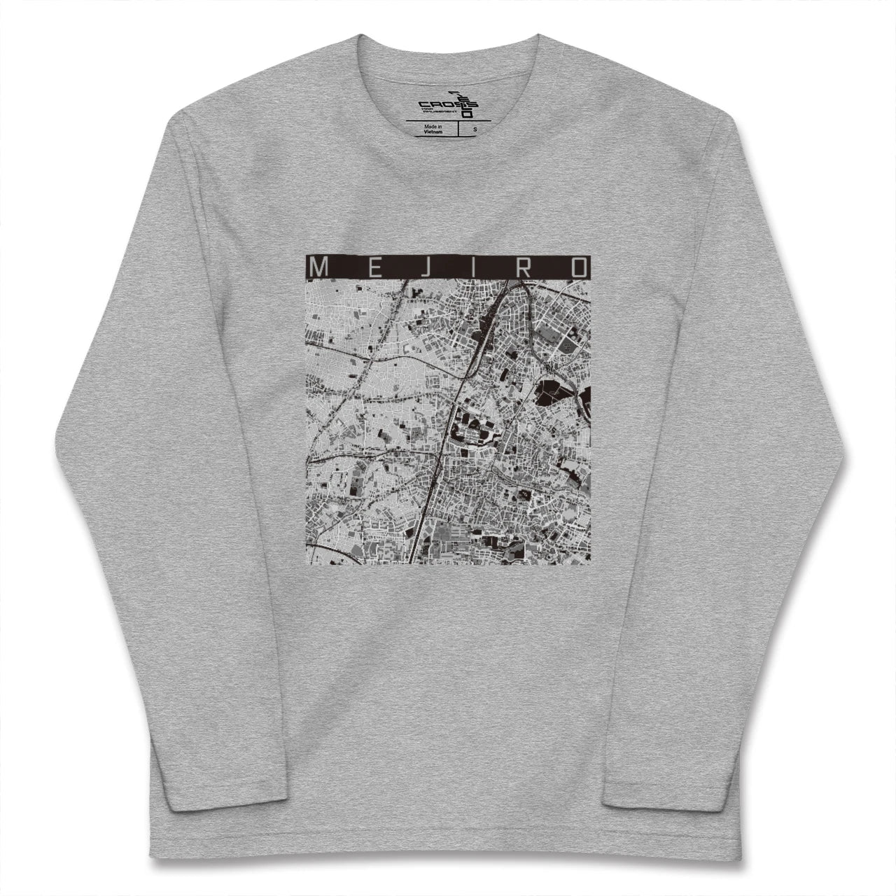 【目白（東京都）】地図柄ロングスリーブTシャツ