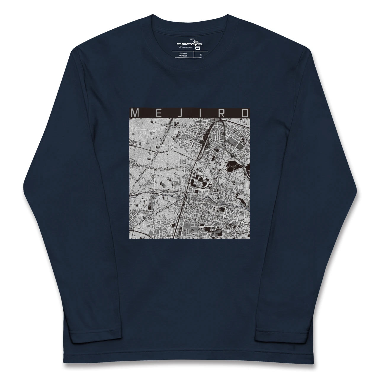 【目白（東京都）】地図柄ロングスリーブTシャツ