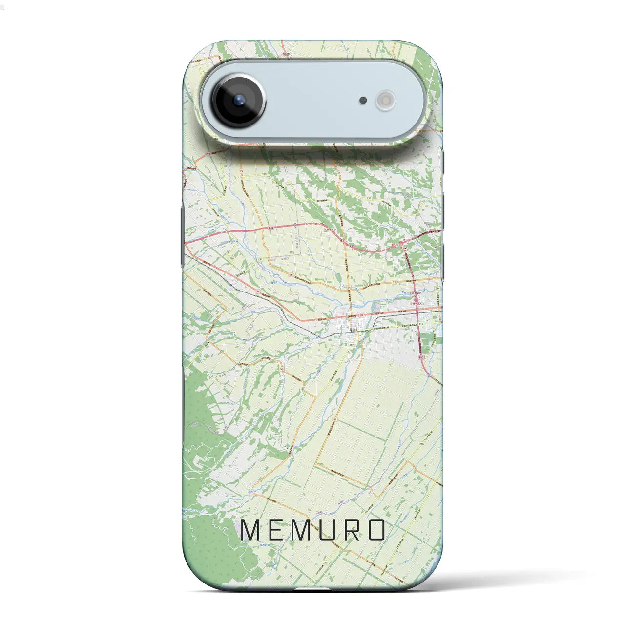 【芽室（北海道）】地図柄iPhoneケース（バックカバータイプ）