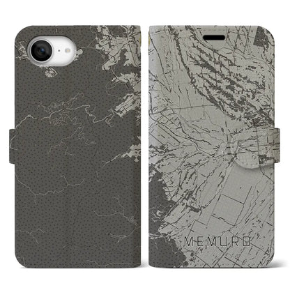 【芽室（北海道）】地図柄iPhoneケース（手帳タイプ）