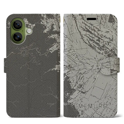 【芽室（北海道）】地図柄iPhoneケース（手帳タイプ）