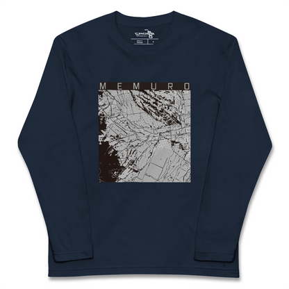 【芽室（北海道）】地図柄ロングスリーブTシャツ