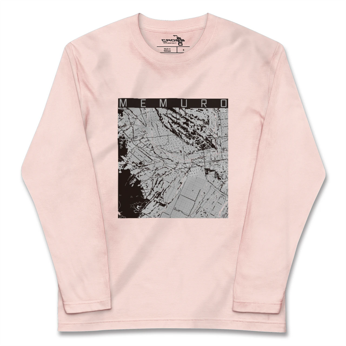 【芽室（北海道）】地図柄ロングスリーブTシャツ