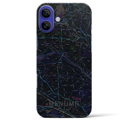 【妻沼（埼玉県）】地図柄iPhoneケース（バックカバータイプ）