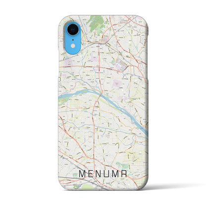 【妻沼（埼玉県）】地図柄iPhoneケース（バックカバータイプ）