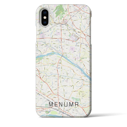 【妻沼（埼玉県）】地図柄iPhoneケース（バックカバータイプ）