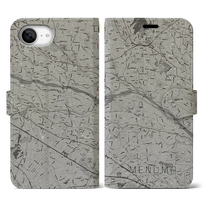 【妻沼（埼玉県）】地図柄iPhoneケース（手帳タイプ）