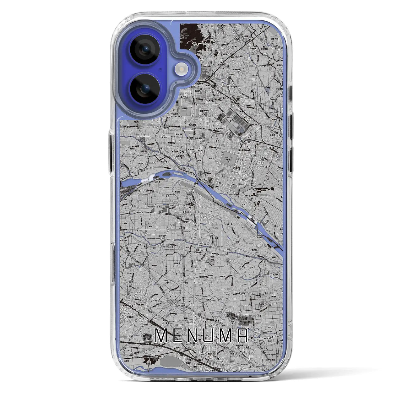 【妻沼（埼玉県）】地図柄iPhoneケース（MagSafeタイプ）