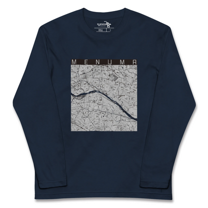 【妻沼（埼玉県）】地図柄ロングスリーブTシャツ