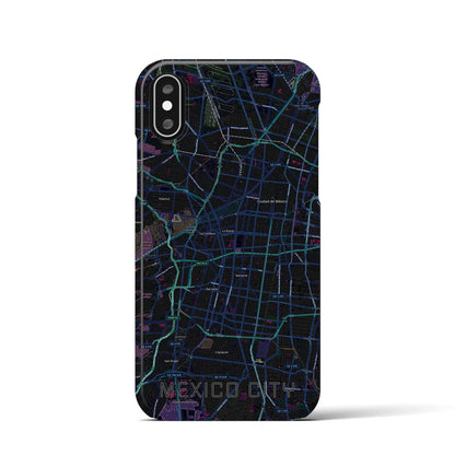 【メキシコシティ（メキシコ）】地図柄iPhoneケース（バックカバータイプ）
