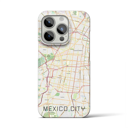 【メキシコシティ（メキシコ）】地図柄iPhoneケース（バックカバータイプ）