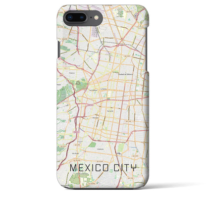 【メキシコシティ（メキシコ）】地図柄iPhoneケース（バックカバータイプ）