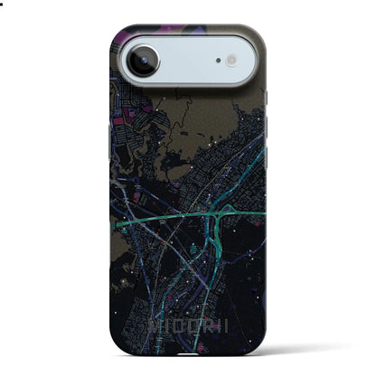 【緑井（広島県）】地図柄iPhoneケース（バックカバータイプ）