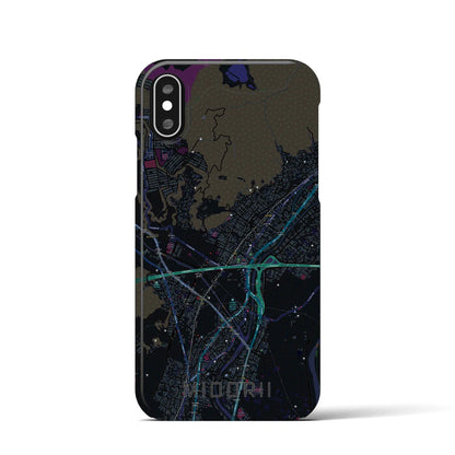 【緑井（広島県）】地図柄iPhoneケース（バックカバータイプ）