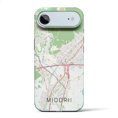 【緑井（広島県）】地図柄iPhoneケース（バックカバータイプ）