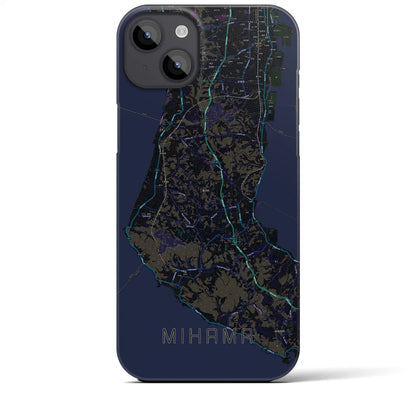 【美浜（愛知県）】地図柄iPhoneケース（バックカバータイプ）