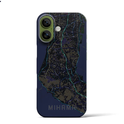 【美浜（愛知県）】地図柄iPhoneケース（バックカバータイプ）