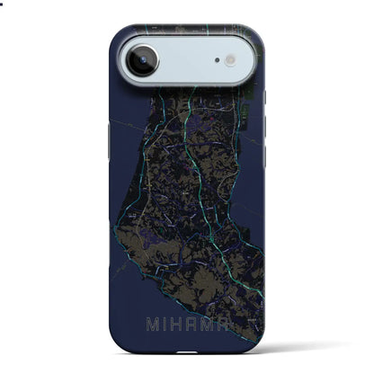 【美浜（愛知県）】地図柄iPhoneケース（バックカバータイプ）