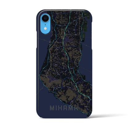 【美浜（愛知県）】地図柄iPhoneケース（バックカバータイプ）