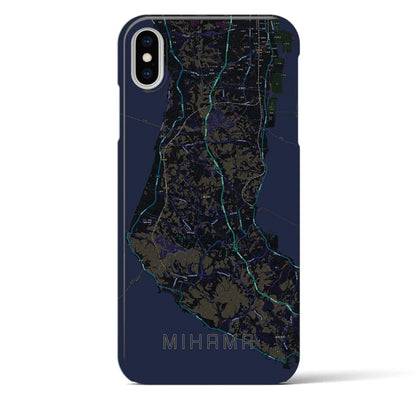 【美浜（愛知県）】地図柄iPhoneケース（バックカバータイプ）