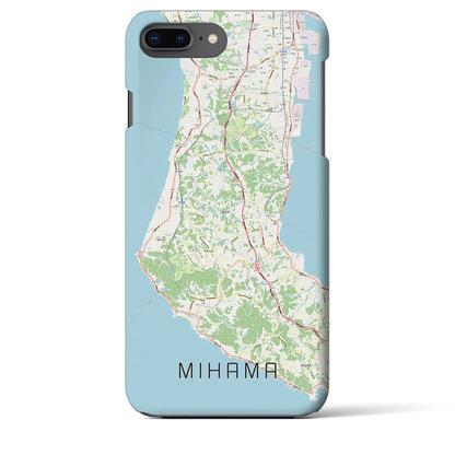 【美浜（愛知県）】地図柄iPhoneケース（バックカバータイプ）