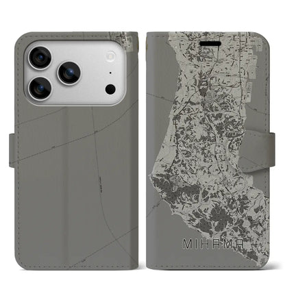 【美浜（愛知県）】地図柄iPhoneケース（手帳タイプ）