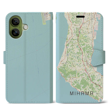 【美浜（愛知県）】地図柄iPhoneケース（手帳タイプ）