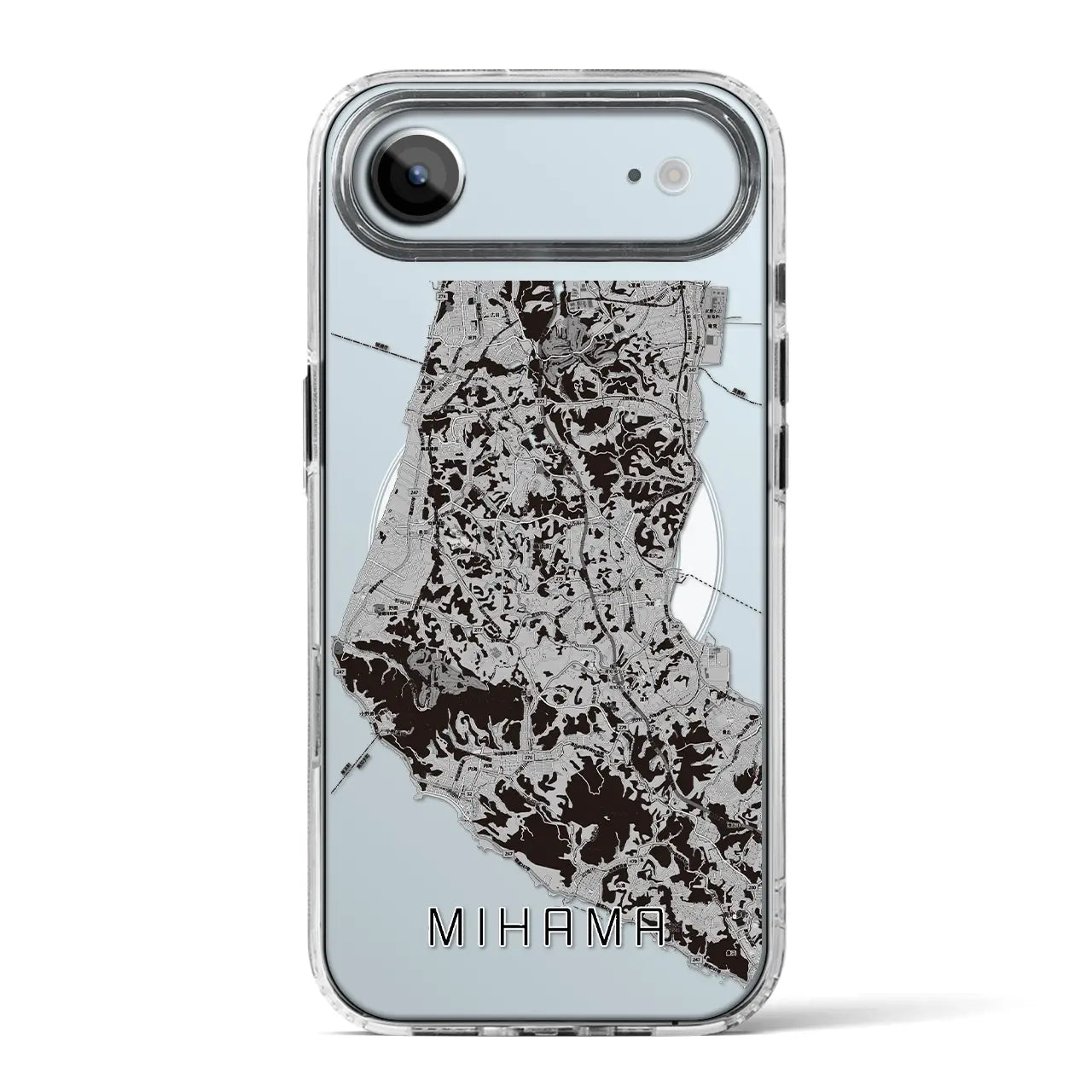 【美浜（愛知県）】地図柄iPhoneケース（MagSafeタイプ）