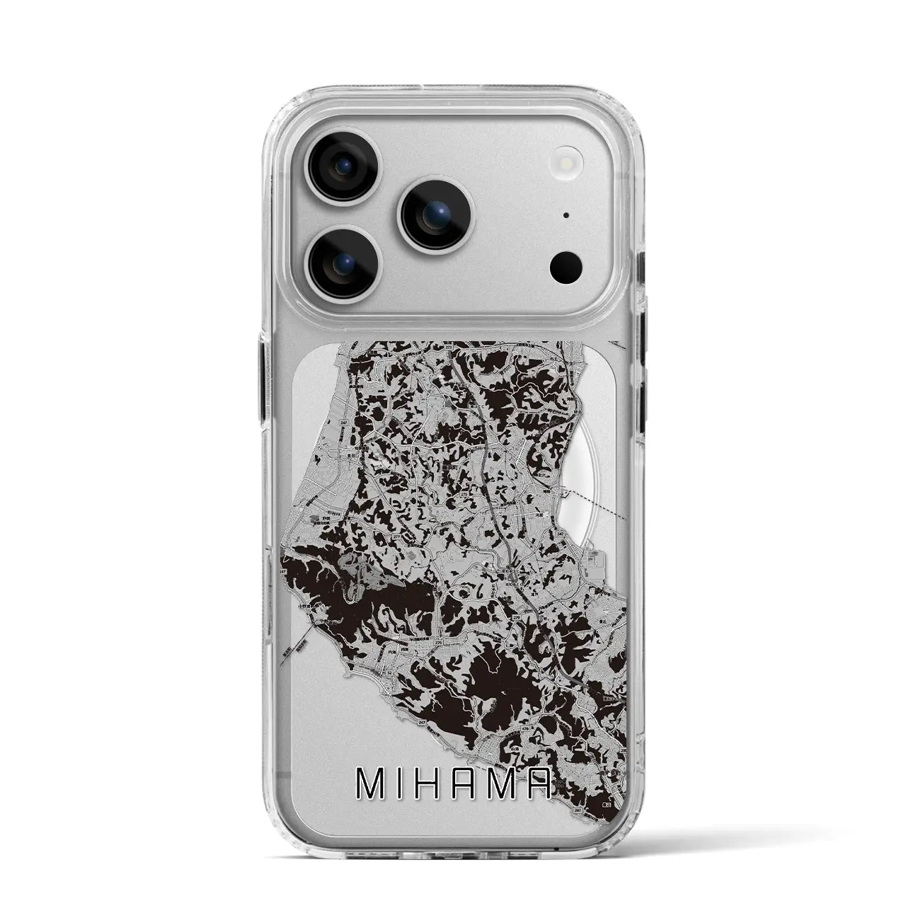 【美浜（愛知県）】地図柄iPhoneケース（MagSafeタイプ）