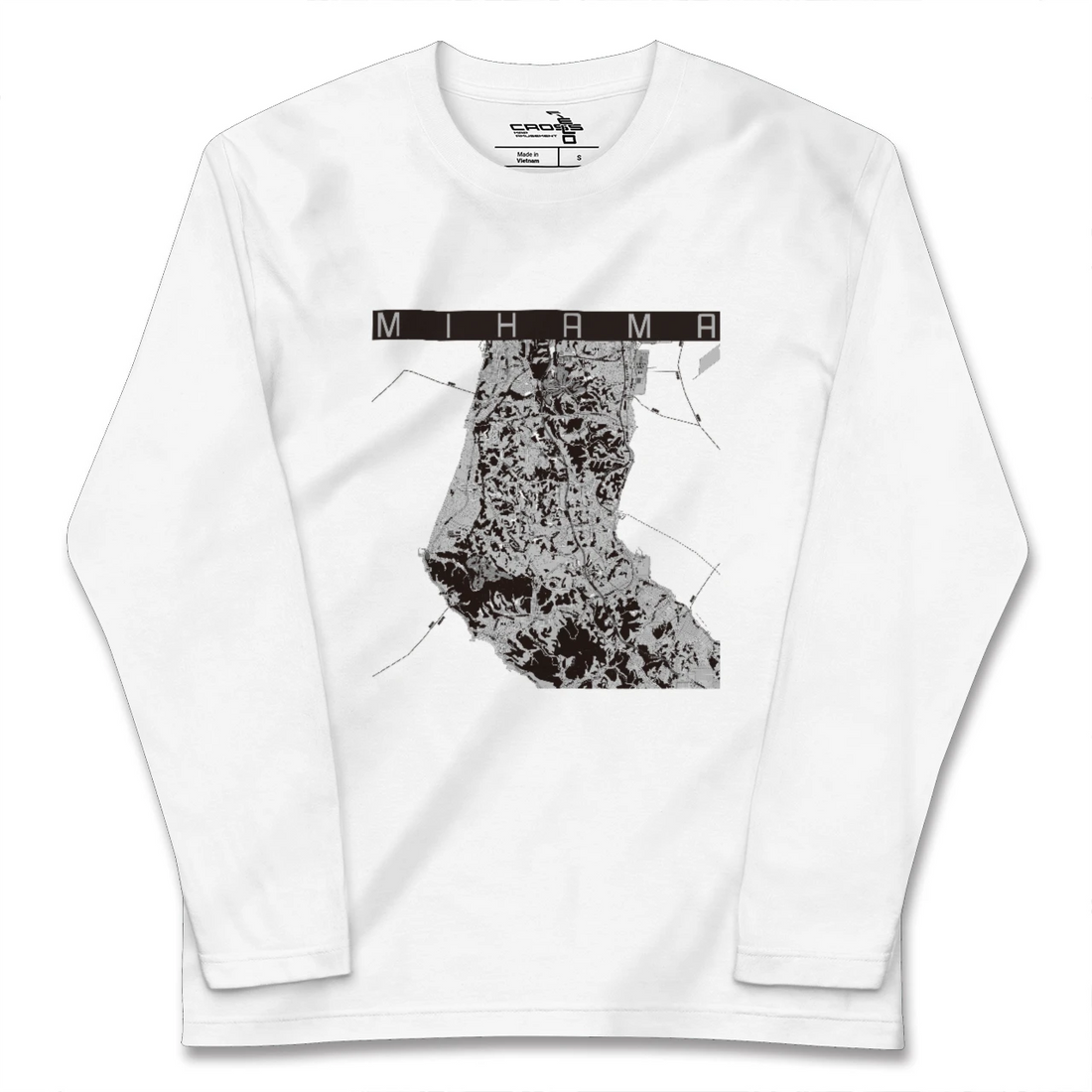 【美浜(愛知県)】地図柄ロングスリーブTシャツ