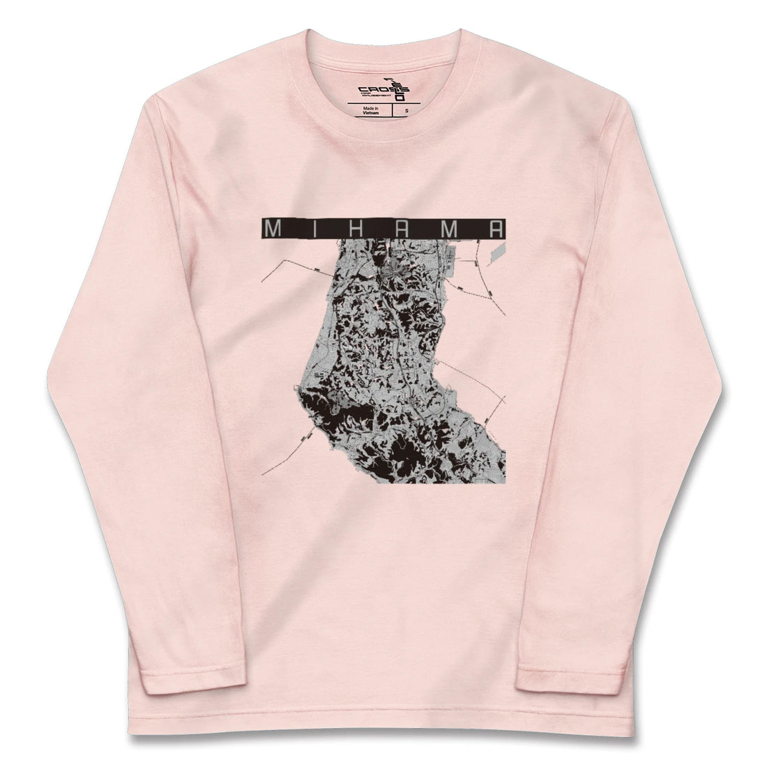 【美浜（愛知県）】地図柄ロングスリーブTシャツ