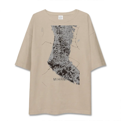 【美浜（愛知県）】地図柄ビッグシルエットTシャツ